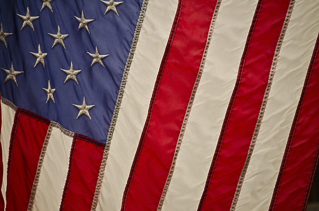a US flag