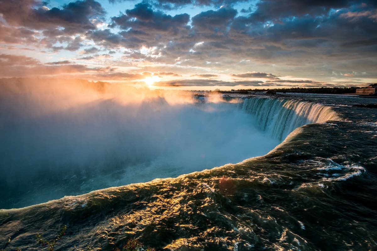 The Niagara Falls.