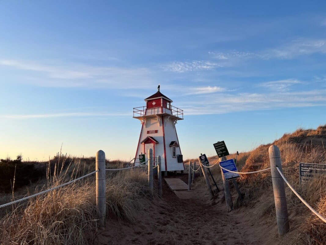 A photo of lighthouse showing why Prince Edward Island is a top destination