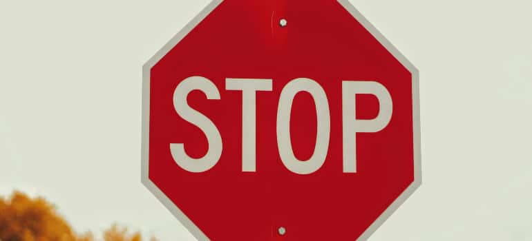 Stop sign