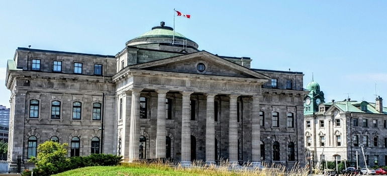 Buildings in one of the budget-friendly cities in Quebec