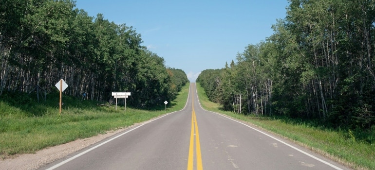 Road in Saskatchewan