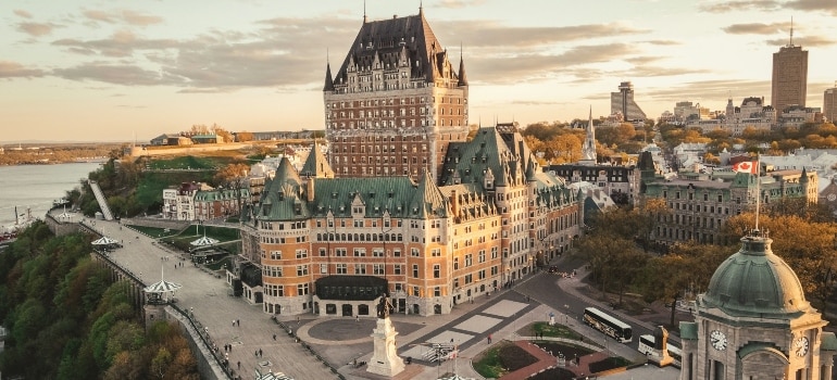 Monumental building in Quebec