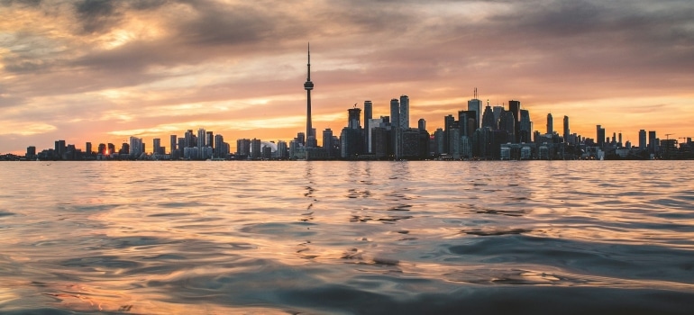 The skyline that you will see after moving from Ottawa to Toronto